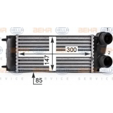 8ML 376 700-511 HELLA Интеркулер