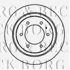 BBD5115 BORG & BECK Тормозной диск