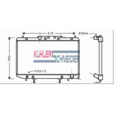 3200741 KUHLER SCHNEIDER Радиатор, охлаждение двигател