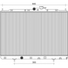 350213111500 MAGNETI MARELLI Радиатор, охлаждение двигателя