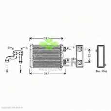 32-0181 KAGER Теплообменник, отопление салона