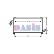 352006N AKS DASIS Конденсатор, кондиционер