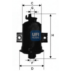 31.560.00 UFI Топливный фильтр