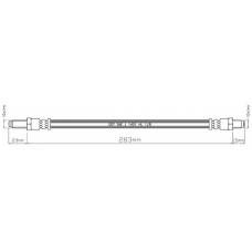 VBH348 MOTAQUIP Тормозной шланг