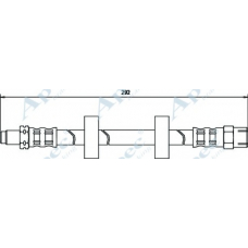 HOS3029 APEC Тормозной шланг