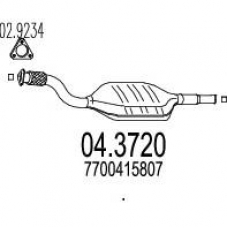 04.3720 MTS Катализатор