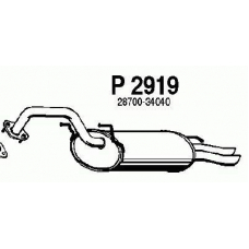 P2919 FENNO Глушитель выхлопных газов конечный