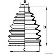 600000064930 MAGNETI MARELLI Комплект пылника, приводной вал