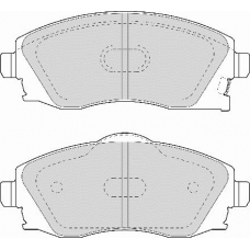 FD6960N NECTO Комплект тормозных колодок, дисковый тормоз