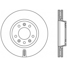 BDA2381.20 OPEN PARTS Тормозной диск