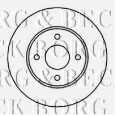 BBD4868 BORG & BECK Тормозной диск