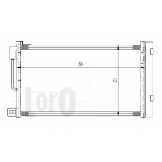 016-016-0014 LORO Конденсатор, кондиционер