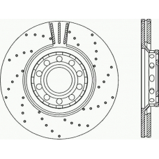 BDRS1924.25 OPEN PARTS Тормозной диск