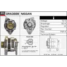 DRA3889 DELCO REMY Генератор