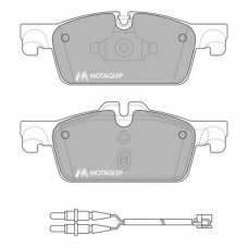 LVXL1681 MOTAQUIP Комплект тормозных колодок, дисковый тормоз