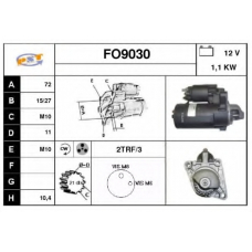 FO9030 SNRA Стартер