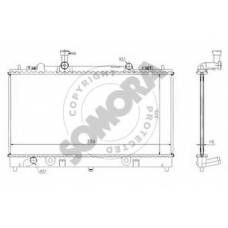 161141 SOMORA Радиатор, охлаждение двигателя