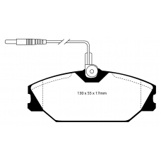 DP2949 EBC Brakes Колодки тормозные