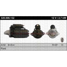 22-320-006-132 TRISCAN Стартер