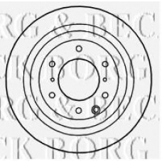BBD4755 BORG & BECK Тормозной диск