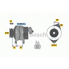 0 986 080 260 BOSCH Генератор