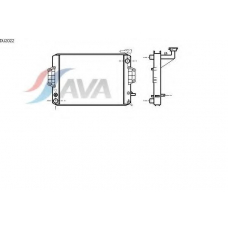 DU2022 AVA Радиатор, охлаждение двигателя
