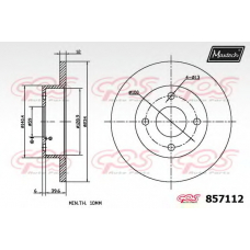 857112.6980 MAXTECH Тормозной диск