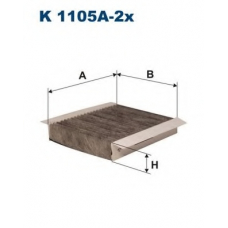 K1105A-2X FILTRON Фильтр, воздух во внутренном пространстве