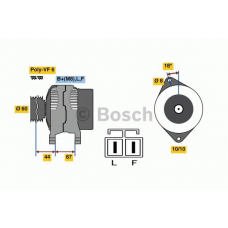 0 986 081 150 BOSCH Генератор