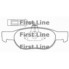 FBP3057 FIRST LINE Комплект тормозных колодок, дисковый тормоз