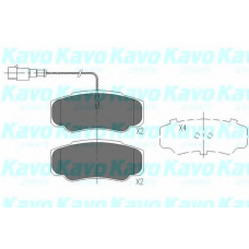 KBP-6585 KAVO PARTS Комплект тормозных колодок, дисковый тормоз
