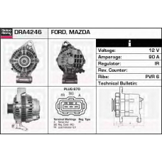 DRA4246 DELCO REMY Генератор