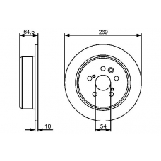 0 986 479 483 BOSCH Тормозной диск