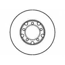 NBD 361 NATIONAL Тормозной диск