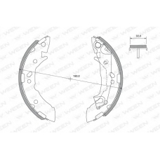 152-2429 WEEN Комплект тормозных колодок