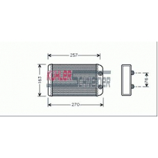 1790051 KUHLER SCHNEIDER Теплообменник, отопление салона