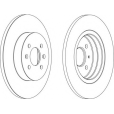 DDF1295 FERODO Тормозной диск
