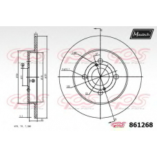 861268.6060 MAXTECH Тормозной диск