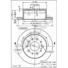 BS 7606 BRECO Тормозной диск