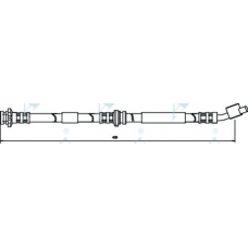 HOS3066 APEC Тормозной шланг