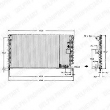 TSP0225149 DELPHI Конденсатор, кондиционер