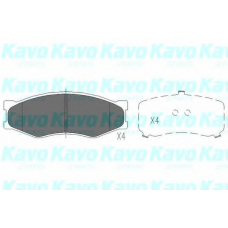 KBP-6523 KAVO PARTS Комплект тормозных колодок, дисковый тормоз