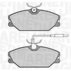 363916060817 MAGNETI MARELLI Комплект тормозных колодок, дисковый тормоз