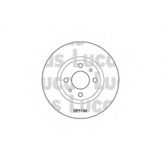 DF1744 TRW Тормозной диск