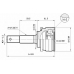 C.504 STATIM Шарнирный комплект, приводной вал