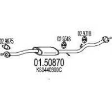 01.50870 MTS Средний глушитель выхлопных газов