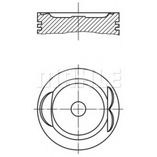 627 33 02 MAHLE Поршень