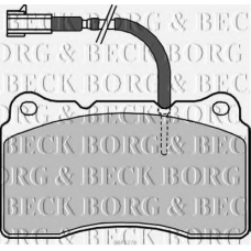 BBP2278 BORG & BECK Комплект тормозных колодок, дисковый тормоз