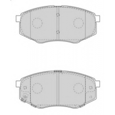 FD7569A NECTO Комплект тормозных колодок, дисковый тормоз