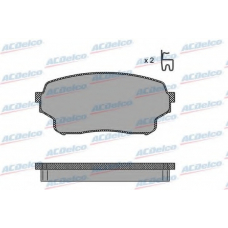 AC0581483D AC Delco Комплект тормозных колодок, дисковый тормоз